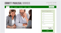 Desktop Screenshot of corbettparalegal.com